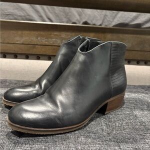 Clark’s Black Leather Ankle Boots